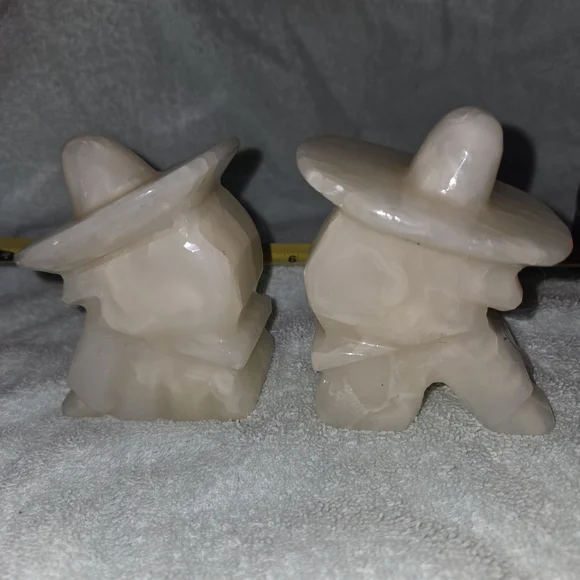 Cream Stone Bookends - Picture 3 of 4